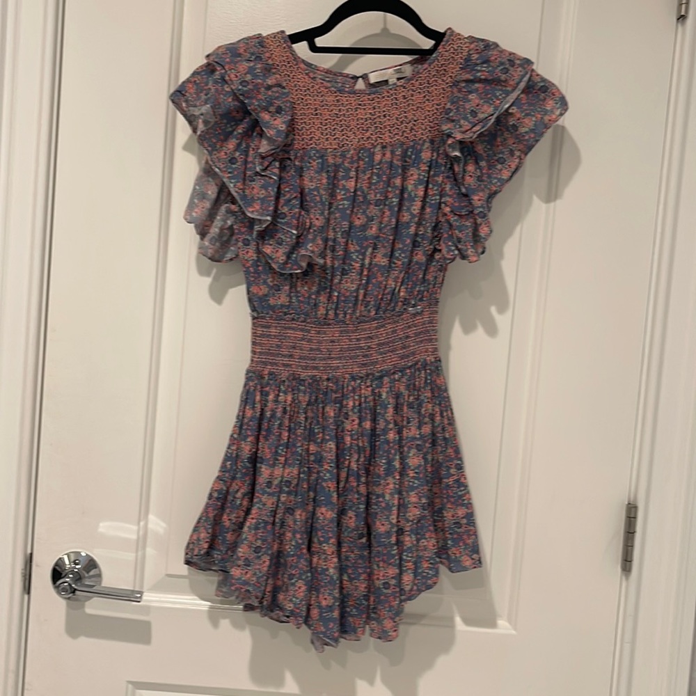 Love Shack Fancy mini floral dress size XS